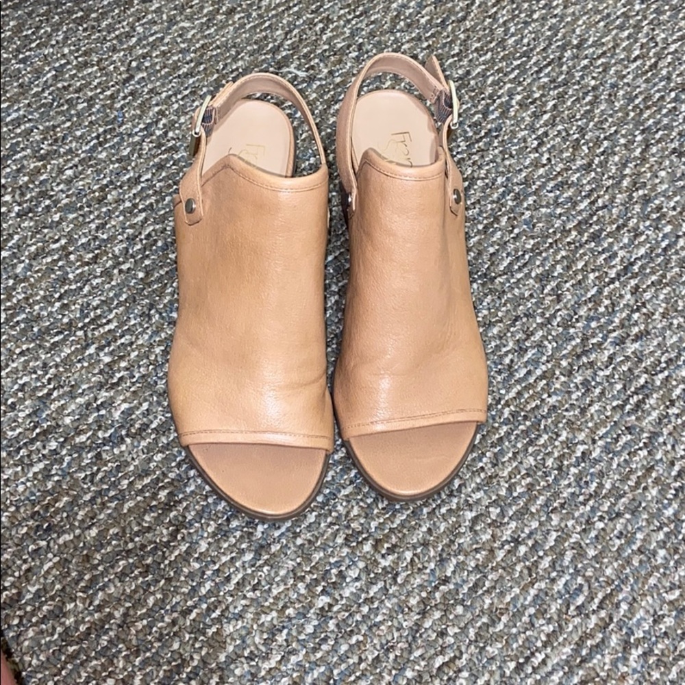 Franco sarto open toe shoes. Size 9